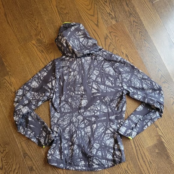 Nike Windbreaker Tree Branch Pattern Full Zip Jacket - Picture 2 of 10